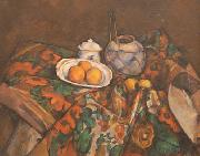 Paul Cezanne Still Life with Ginger Jar, Sugar Bowl, and Oranges Germany oil painting artist